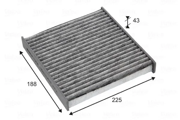Imagine produs: Filtru polen carbon activ VALEO (715818)