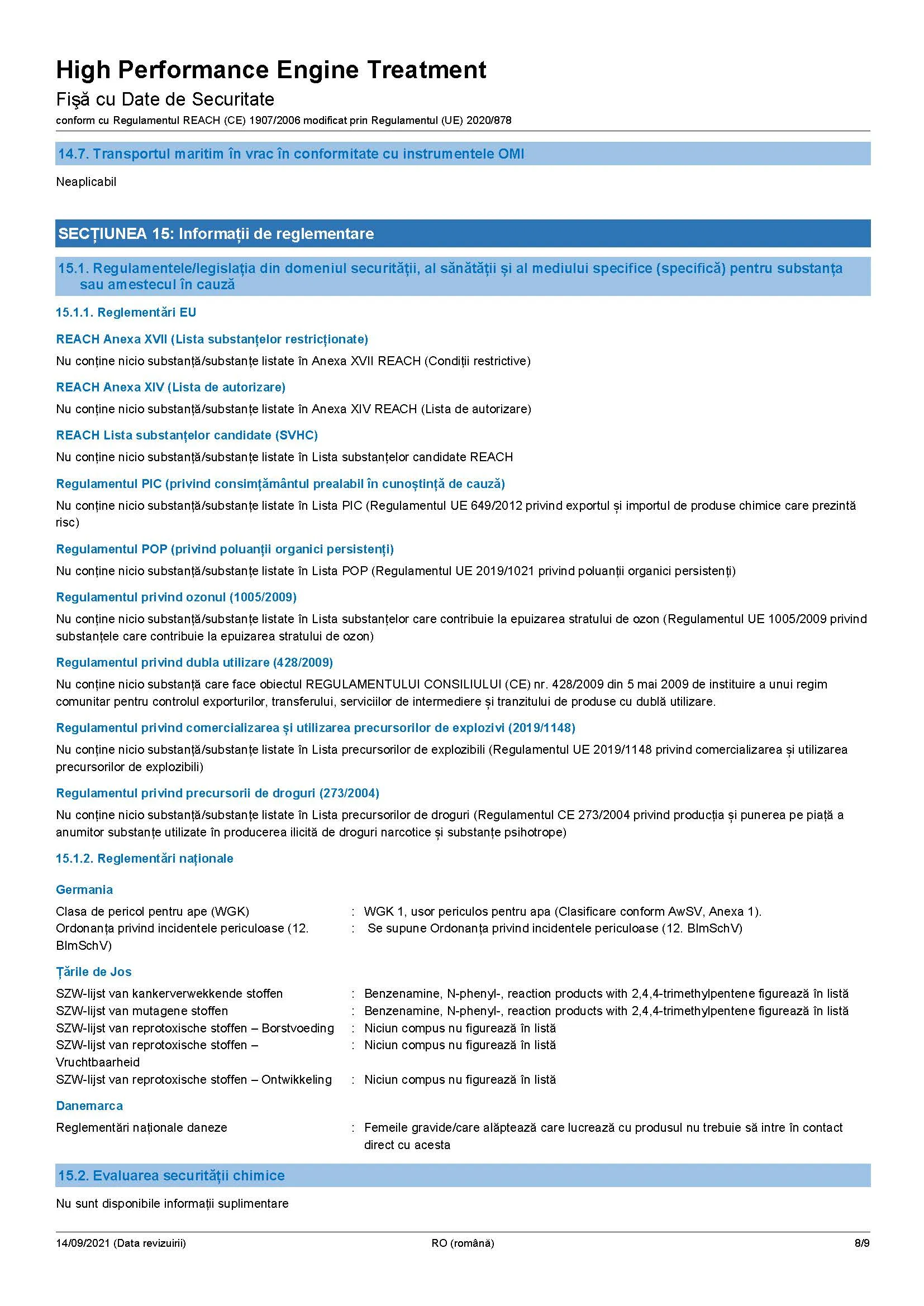Imagine produs: High Tech Engine Treatment WYNN'S (W77101)